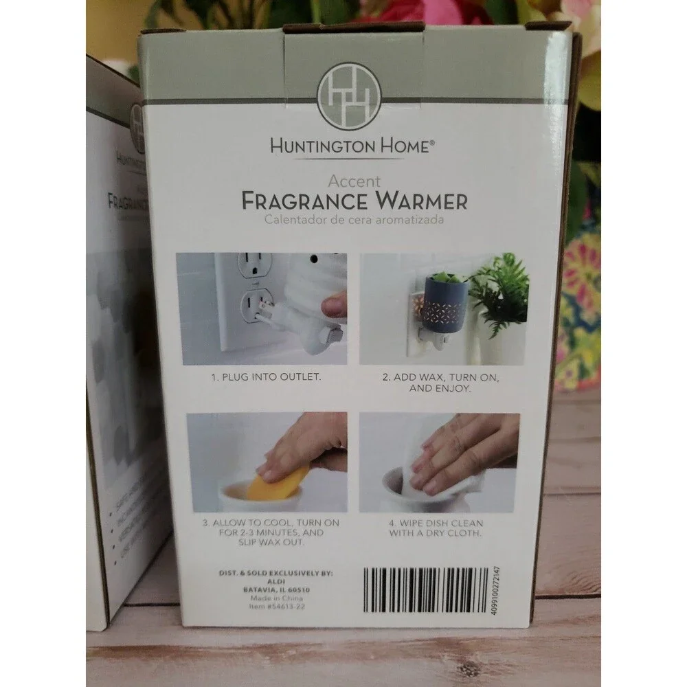 Huntington Home Accent Fragrance Warmers - Set of 2 NWT